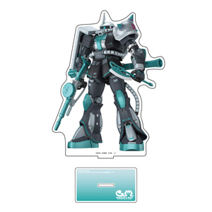 ガンダム45周年 × 初音ミク ビッグアクリルスタンド MS-06S ザクII [初音ミクVer.]