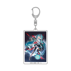 ガンダム45周年 × 初音ミク アクリルチャーム 初音ミク×エールストライクガンダム