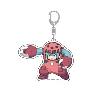 ガンダム45周年 × 初音ミク アクリルチャーム 初音ミク×ズゴック（シャア専用）