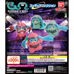 GUNDAM × MIKU Anniversary special project. 初音ミクフィギュアコレクション