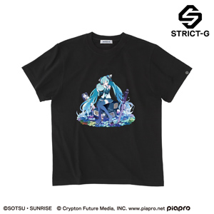 STRICT-G 初音ミク×ダブルオーガンダム Tシャツ