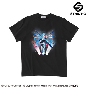 STRICT-G 初音ミク×ストライクフリーダムガンダム弐式 Tシャツ
