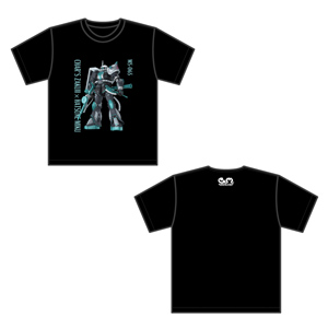 ガンダム45周年 × 初音ミク Tシャツ MS-06S ザクII [初音ミクVer.]