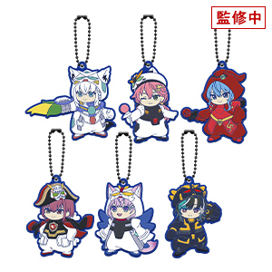 GUNDAM × hololive production カプセルラバーマスコット1 全6種