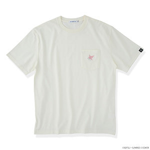 STRICT-G×ホロライブプロダクション 刺繍Tシャツ 博衣こよりエンブレム【機動戦士ガンダムSEED Ver.】​