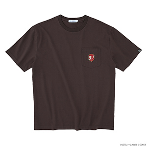STRICT-G×ホロライブプロダクション 刺繍Tシャツ 宝鐘マリンエンブレム【機動戦士クロスボーン・ガンダム Ver.】​