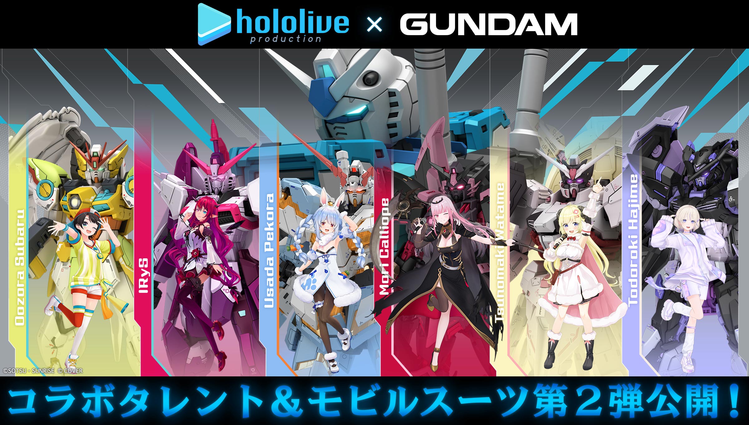 コラボタレント＆モビルスーツ第2弾公開！