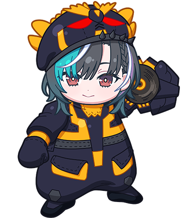 輪堂千速 ミニキャラ〖ぬいアーマーVer.〗