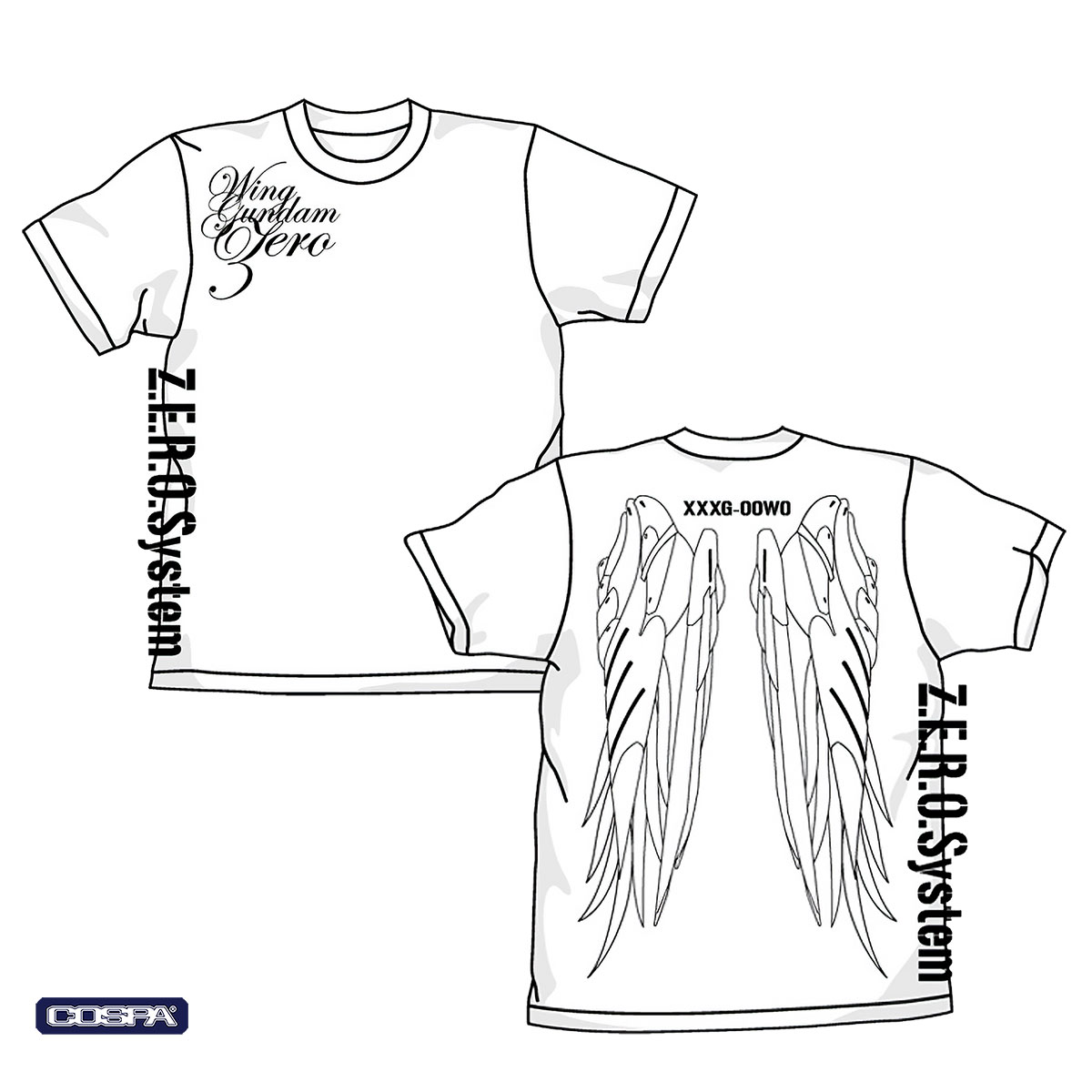 ウイングガンダムゼロTシャツ