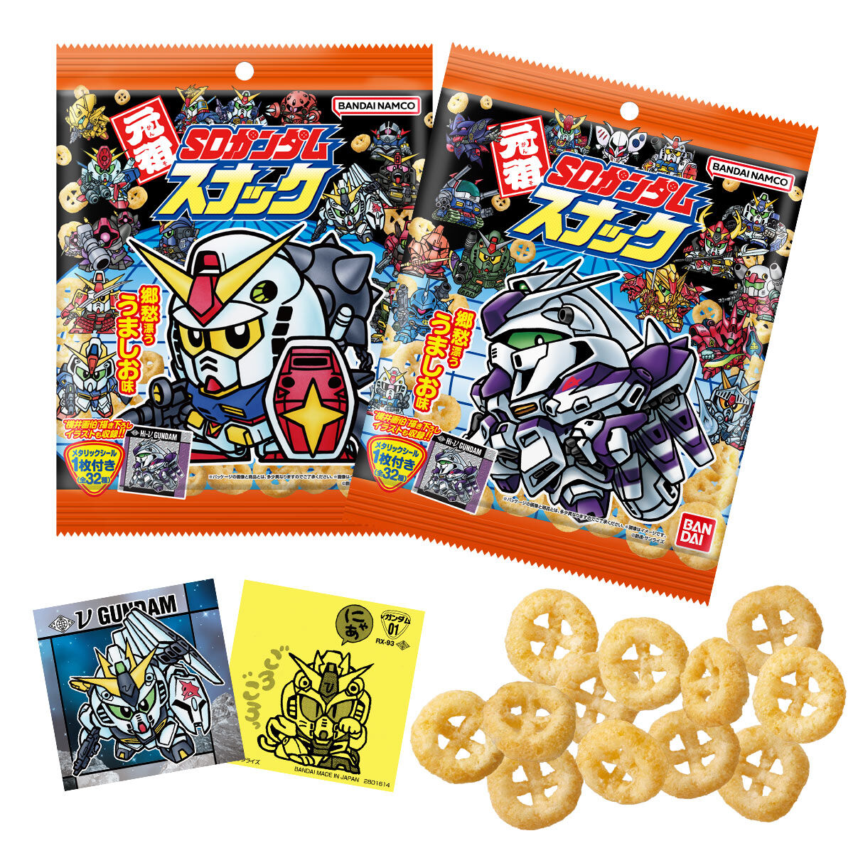 元祖SDガンダムスナック」5月再販決定！横井画伯描き下ろし「Hi-ν