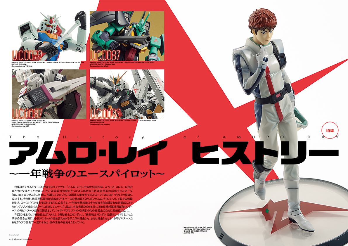 一年戦争のエースパイロット「アムロ・レイ 」を特集！「ガンダム