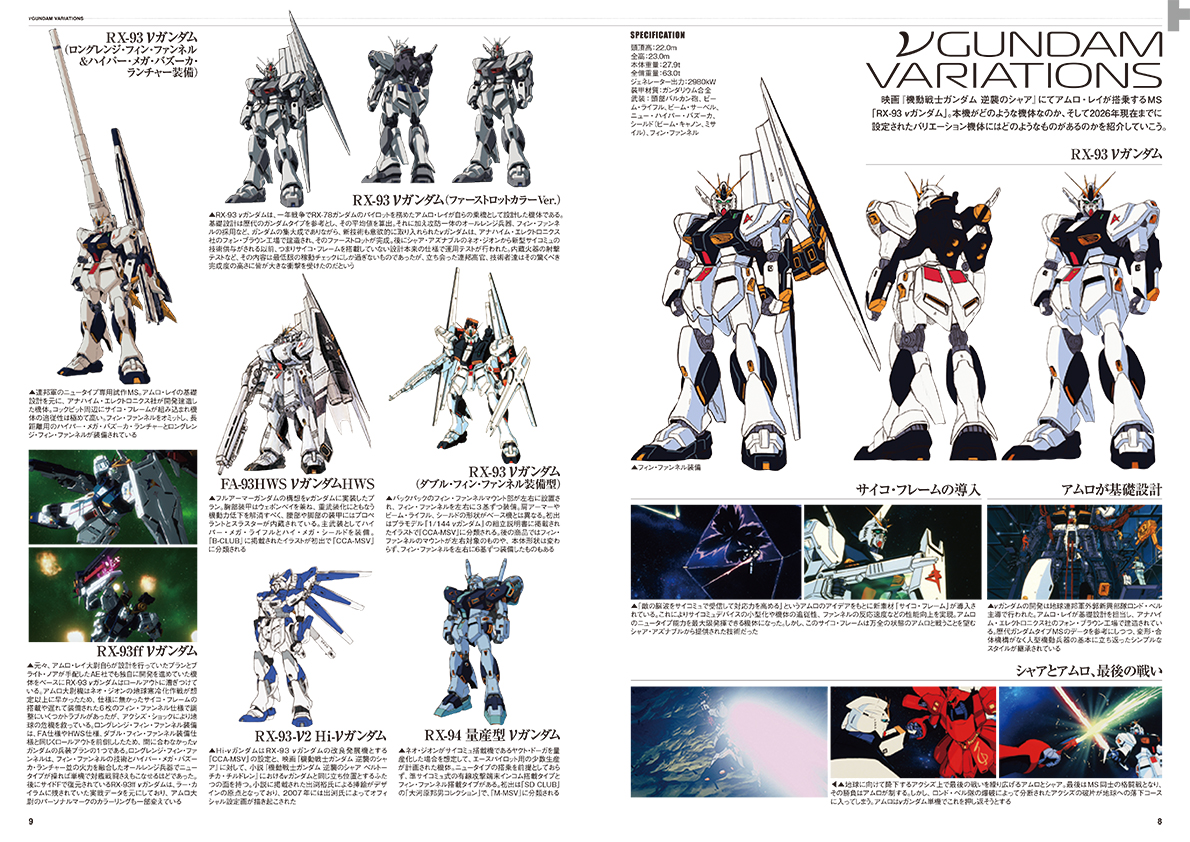 近年発売となった様々なνガンダムのガンプラ作例を一冊に！「ガンダム