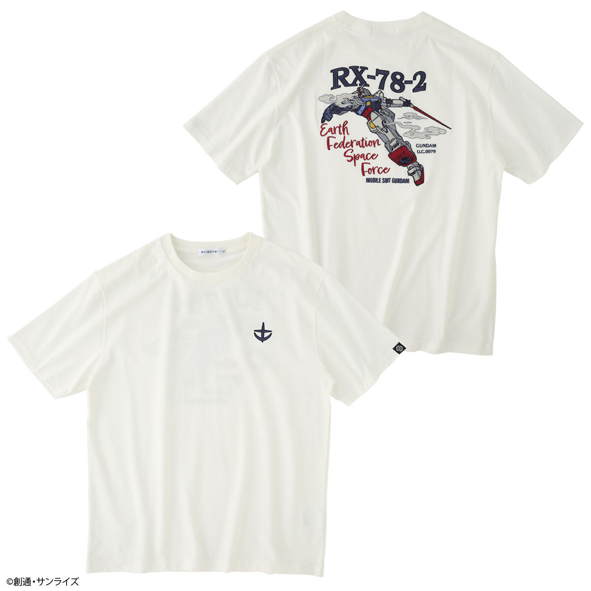 STRICT-G「『機動戦士ガンダム』刺繍Tシャツ」全3種が本日より予約