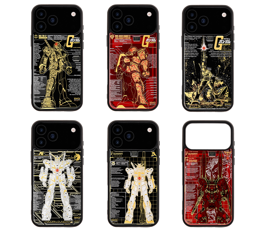 電池無しでLEDが発光する「FLASH ガンダム 基板アート」にiPhone 17Pro