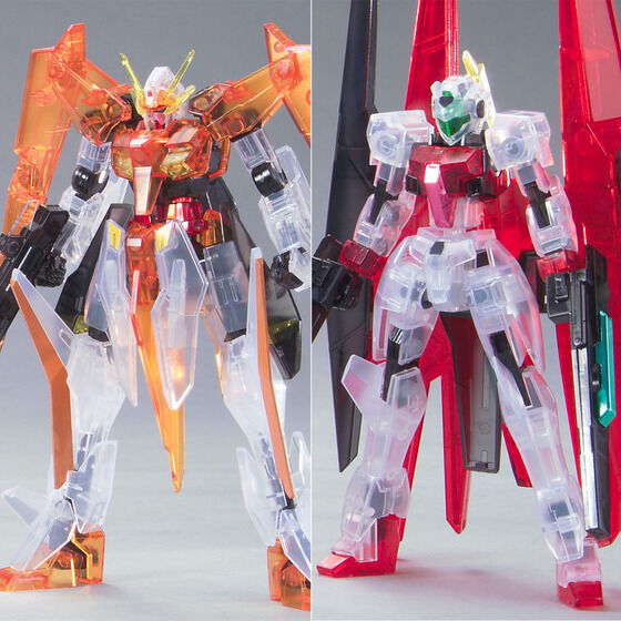 HG 1/144アリオスガンダム&GNアーチャー クリアカラーバージョン