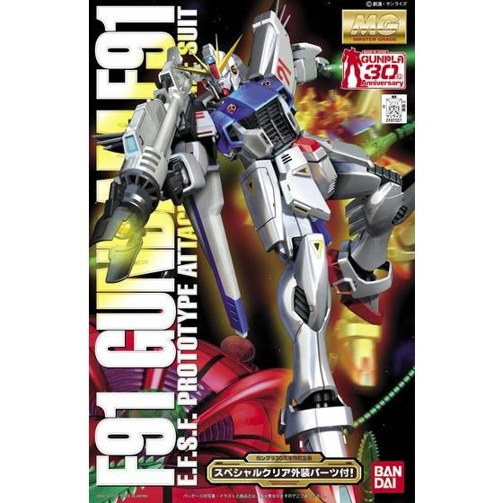 MG 1/100 ガンダムF91(プラスクリア外装) | GUNDAM Official Website