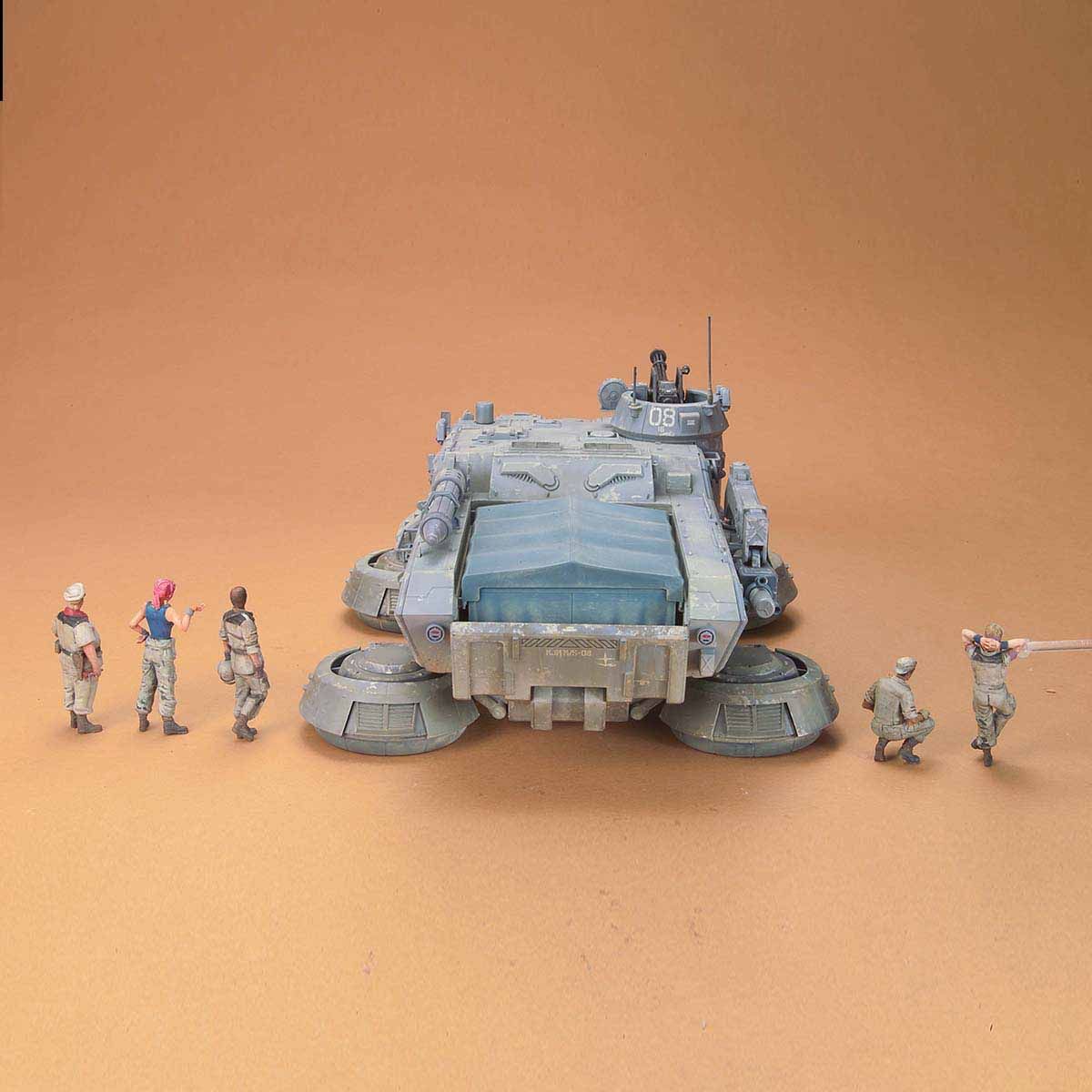 1/35 地球連邦軍　陸戦MS小隊ブリーフィングセット 塗装完成品 U.C.HARD GRAPH 1/35 地球連邦軍陸戦 MS小隊 ブリーフィングセット