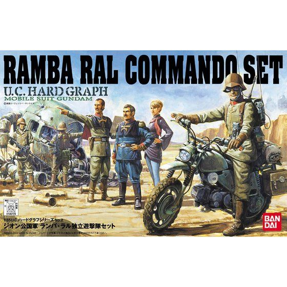 ガンダムコンバージ ランバラル 隊 U.C.HARD GRAPH 1/144 ジオン公国軍 ランバ・ラル独立遊撃隊セット