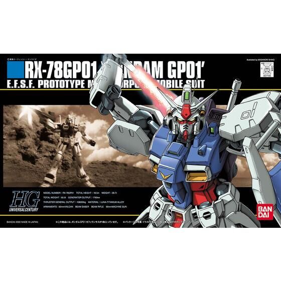 HGUC 1/144 ガンダムGP01 ゼフィランサス | GUNDAM Official Website