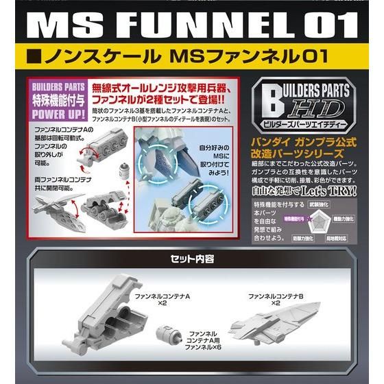 ビルダーズパーツHD32 ノンスケール MSファンネル01 | GUNDAM Official