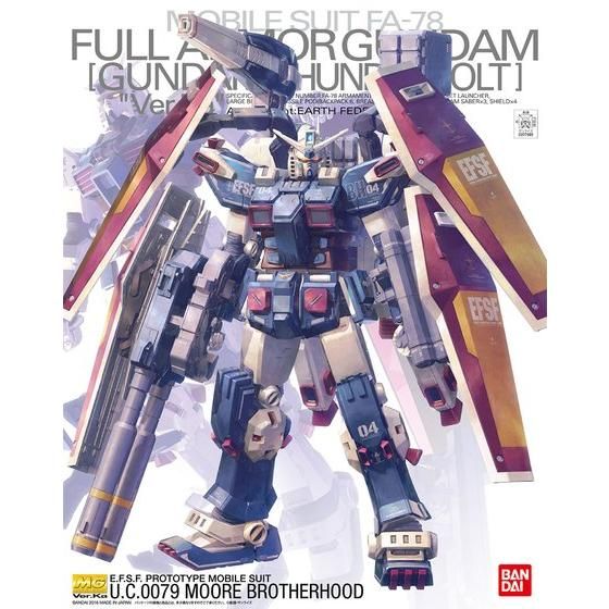 MG フルアーマーガンダム サンダーボルトver.ka 全塗完成品 1/100 MG 1/100 フルアーマー・ガンダム Ver.Ka（GUNDAM THUNDERBOLT版