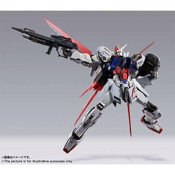 【完品・美品】L BUILD　ストライクガンダム&エールストライカー METAL BUILD エールストライクガンダム | GUNDAM Official Website