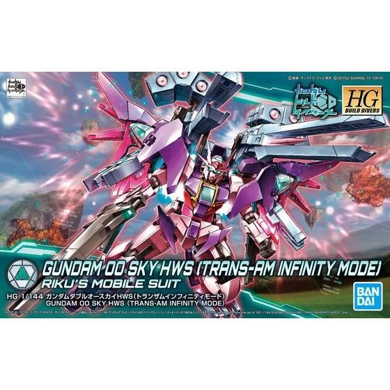 HGBD 1/144 ガンダムダブルオースカイHWS（トランザムインフィニティ