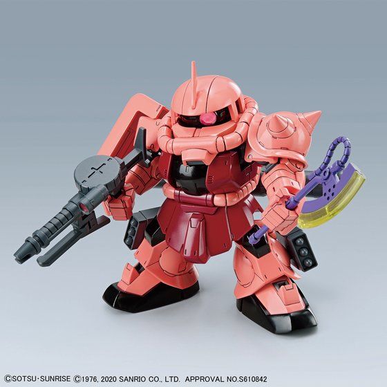 「3点セット」ハローキティ ガンダム シャア専用　ザクII SDクロスシルエット ハローキティ/シャア専用ザクII[SDガンダムクロスシルエット] | GUNDAM