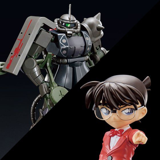 ENTRY GRADE 江戸川コナン(シャア専用ザクIIカラー)＆HG 1/144