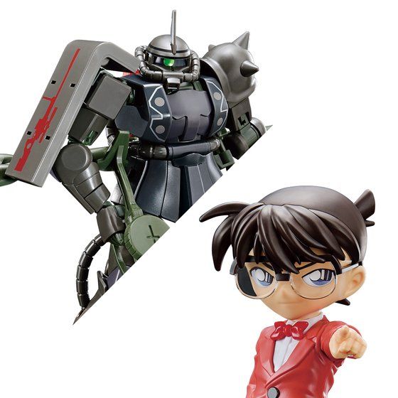 江戸川コナン(シャア専用ザクII)HG 1/144シャア専用ザクII(赤井秀一) ENTRY GRADE 江戸川コナン(シャア専用ザクIIカラー)＆HG 1/144