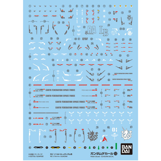 ガンダムデカールNo.132 RG 1/144 Hi-νガンダム用 | GUNDAM Official