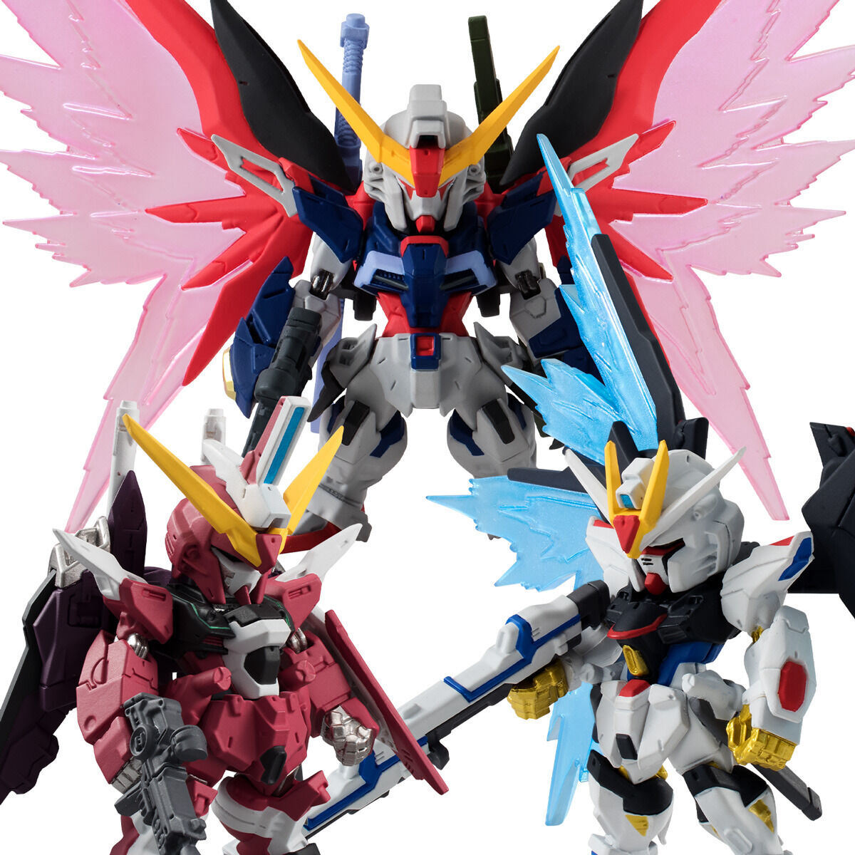 ガンダム　GUNDAM SEED DESTINYフィギュア　6箱入り　被りなし FW GUNDAM CONVERGE 機動戦士ガンダムSEED DESTINY 3体セット