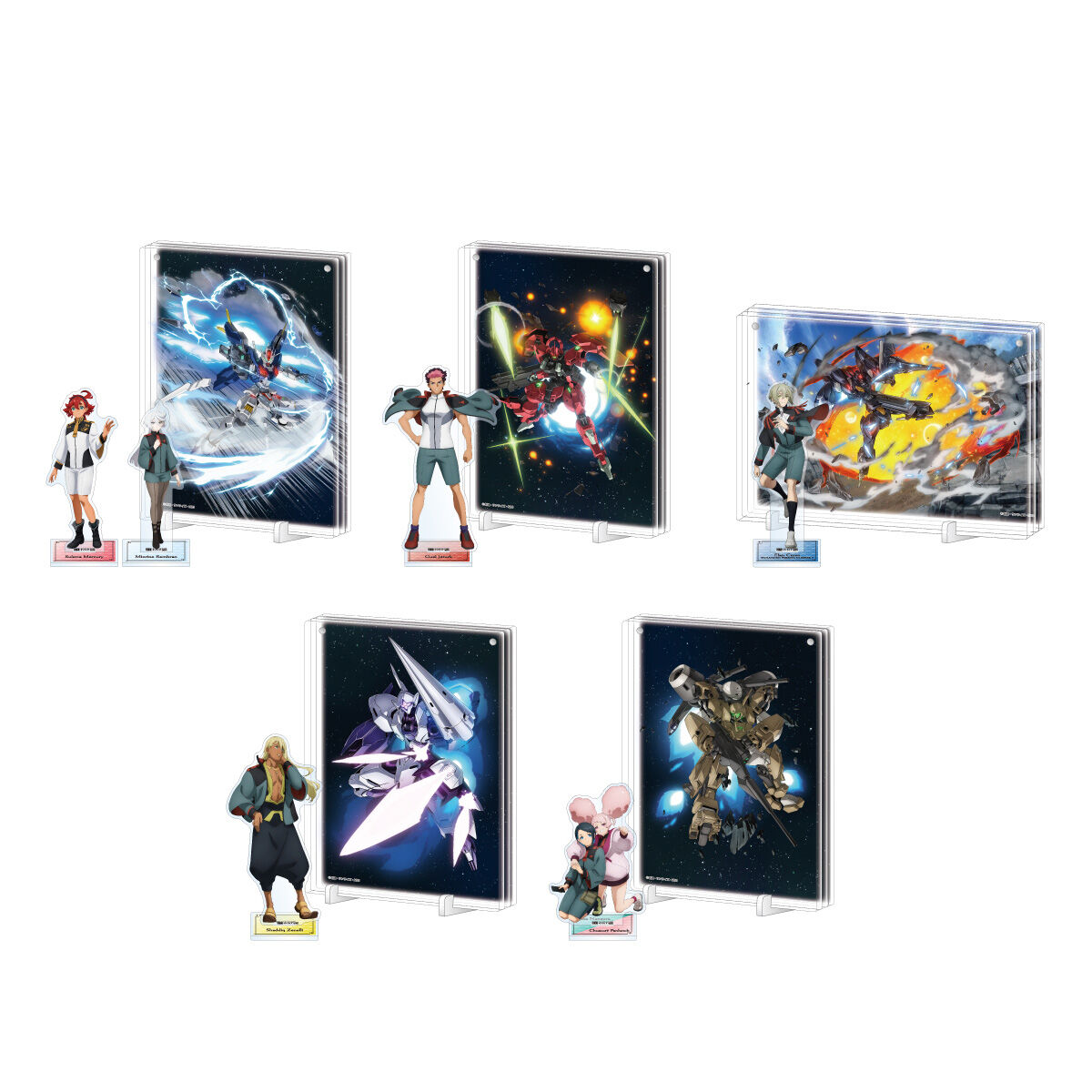 機動戦士ガンダム 水星の魔女 キャラポップストア 積層アクリル 