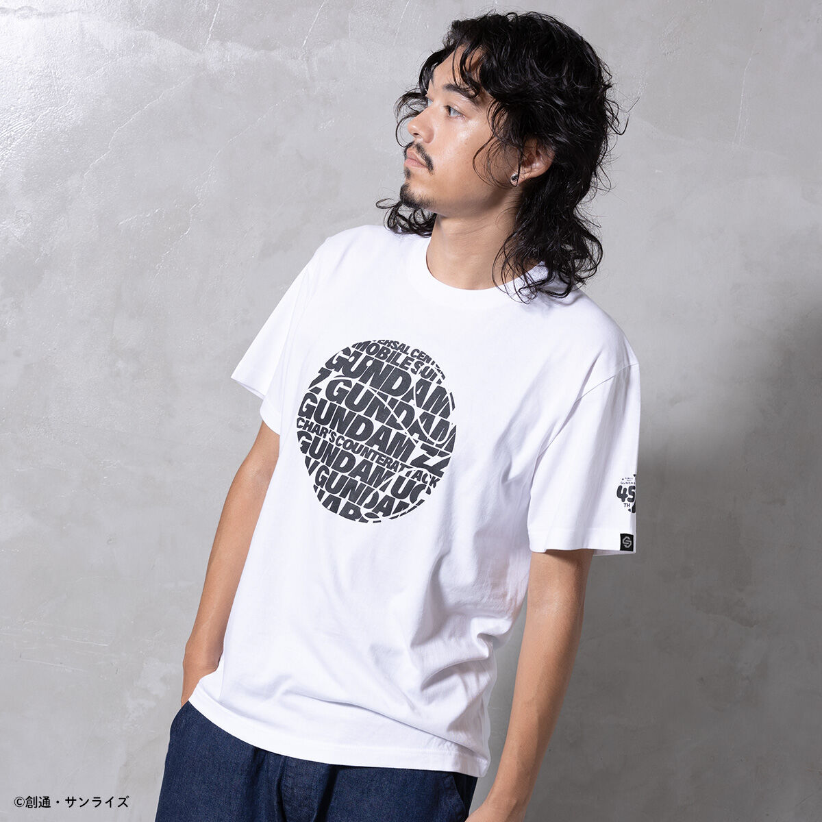 STRICT-G 「ガンダムシリーズ」 45周年Tシャツ ハロ歴代作品ロゴ