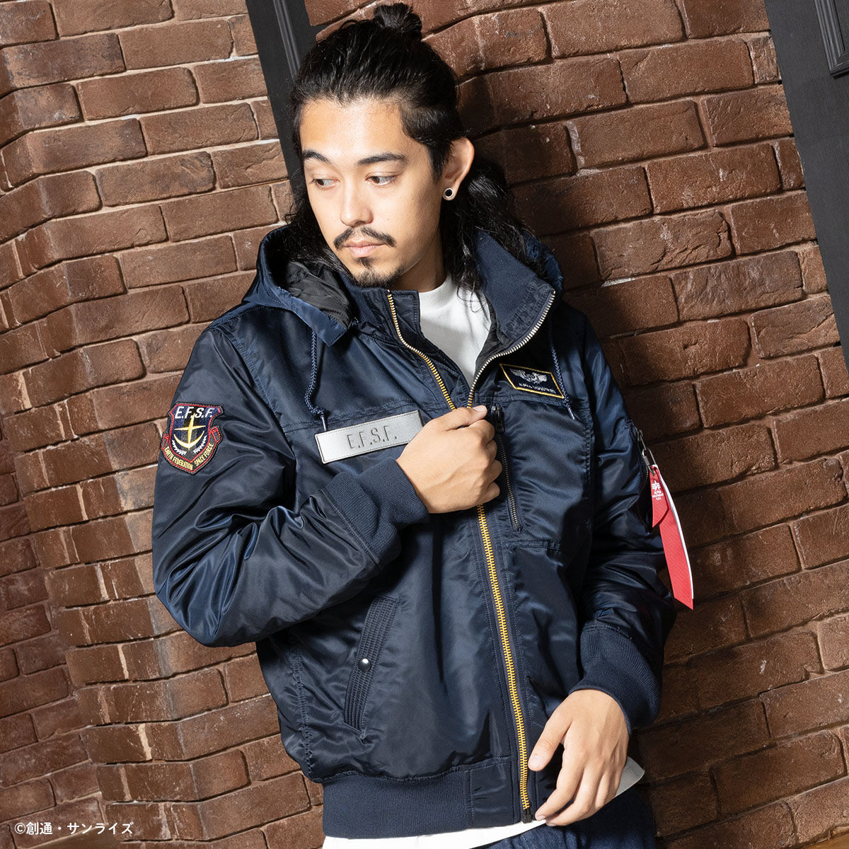 STRICT-G ALPHAフーデッドリブジャケット『機動戦士ガンダム』E.F.S.F.