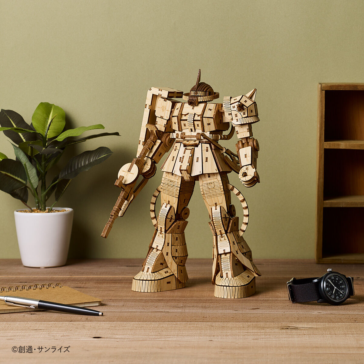 Bamboo Art wa-gu-mi MS-06S シャア専用ザクII | GUNDAM Official Website