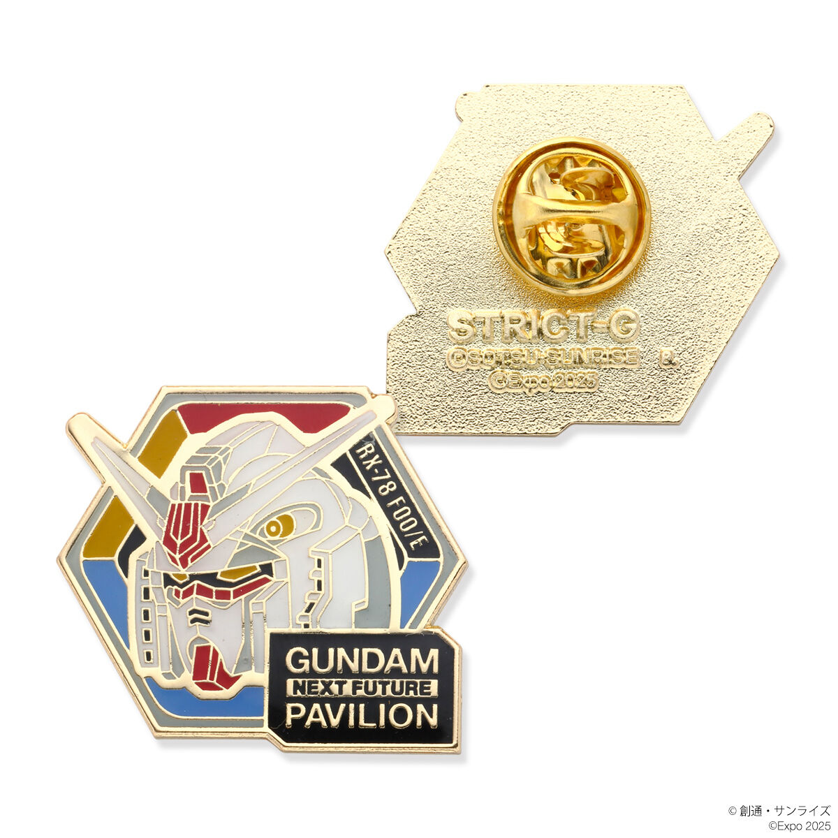 STRICT-G『GUNDAM NEXT FUTURE PAVILION』ピンズ RX-78F00 | GUNDAM