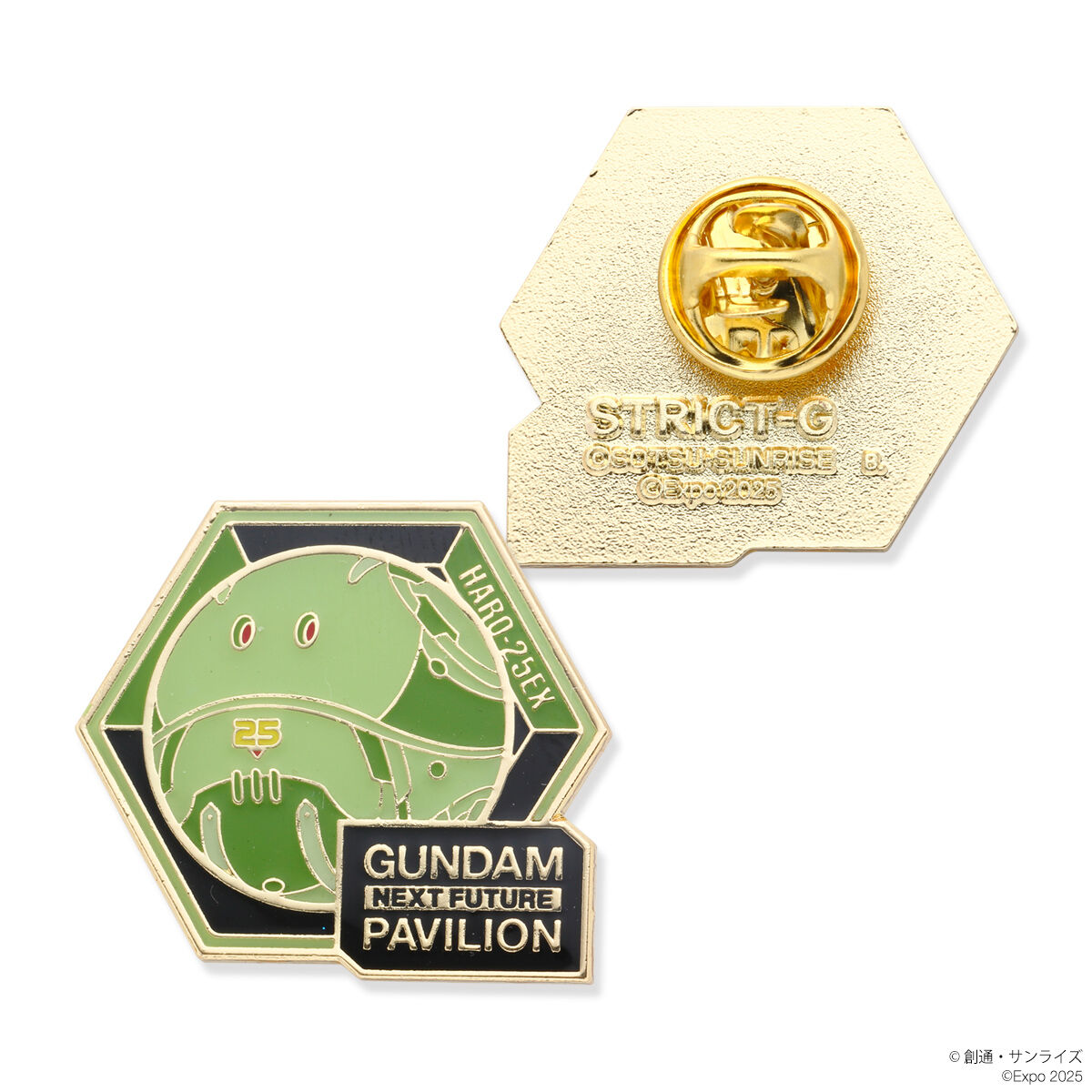 STRICT-G『GUNDAM NEXT FUTURE PAVILION』ピンズ HALO-25EX | GUNDAM