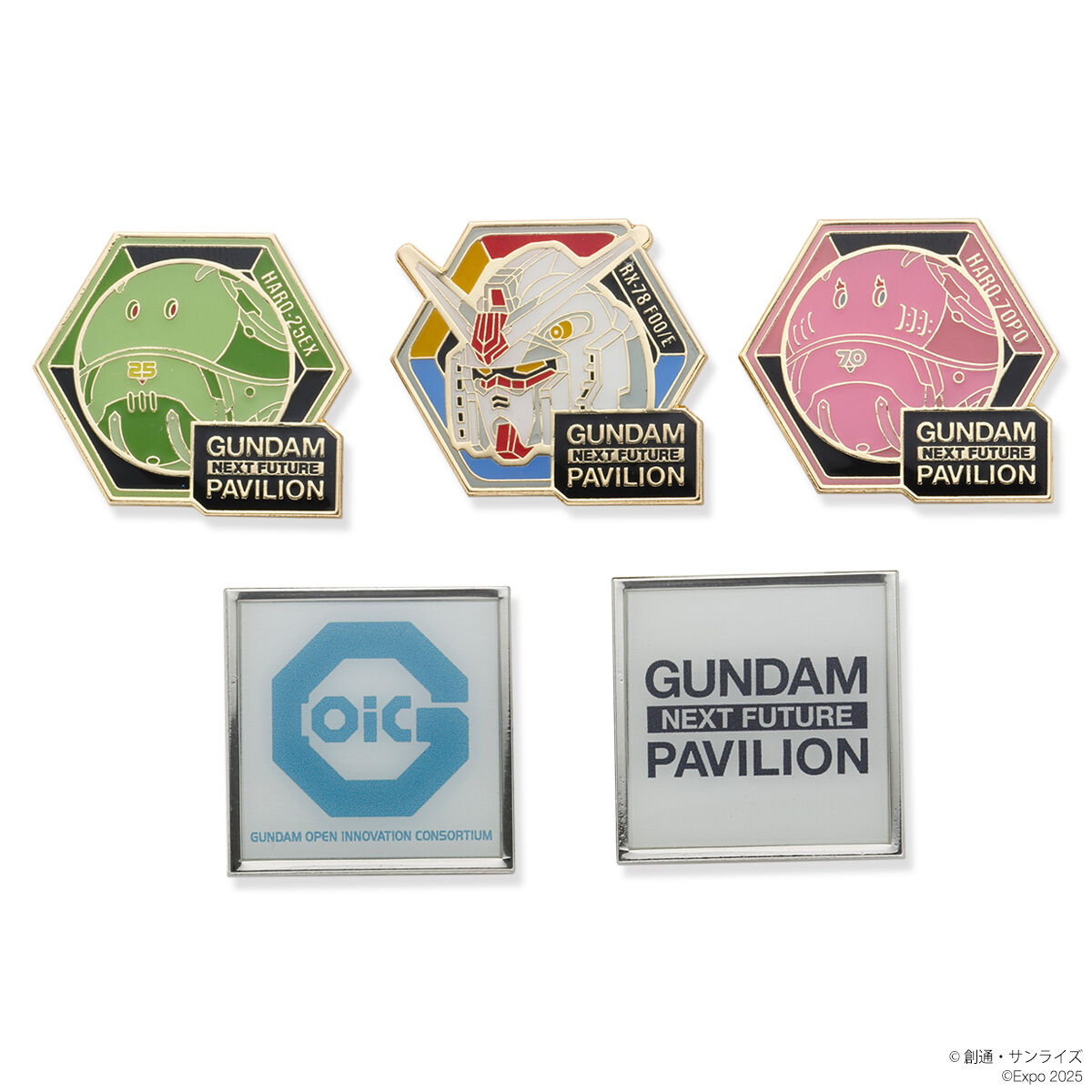 バミューダG2 コレクション用 STRICT-G『GUNDAM NEXT FUTURE PAVILION』ピンズ G.O.I.C. | GUNDAM