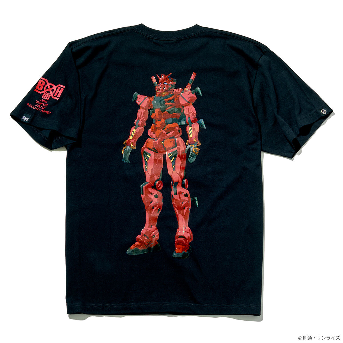 STRICT-G BOUNTY HUNTER『機動戦士Gundam GQuuuuuuX』Tシャツ 赤い