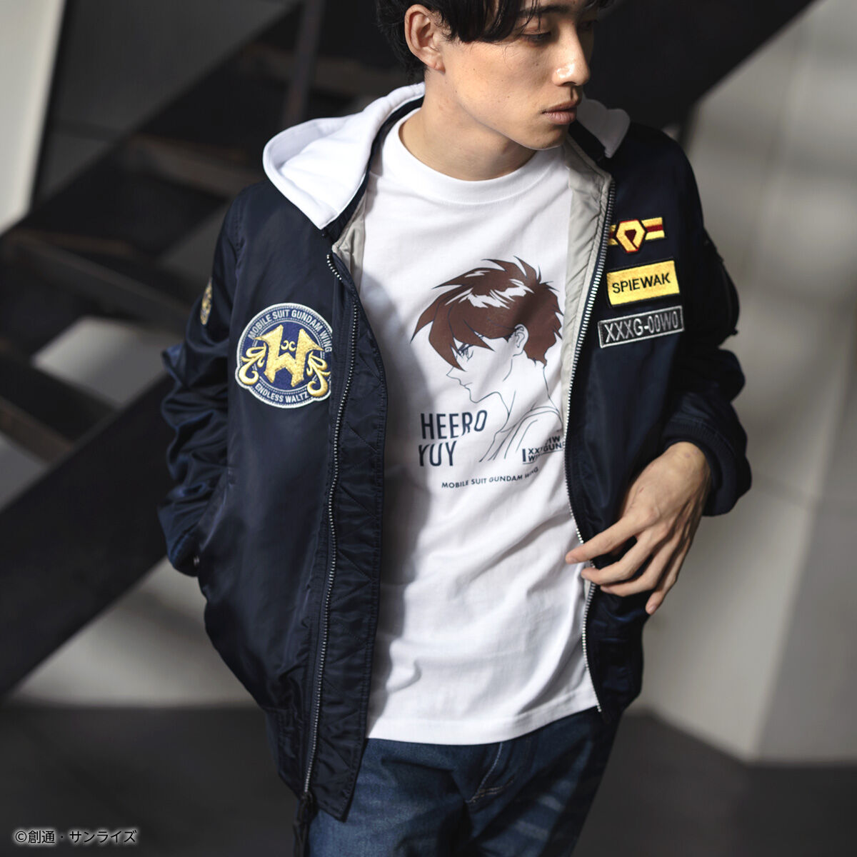 STRICT-G『新機動戦記ガンダムW』Tシャツ ヒイロ・ユイ横顔 | GUNDAM