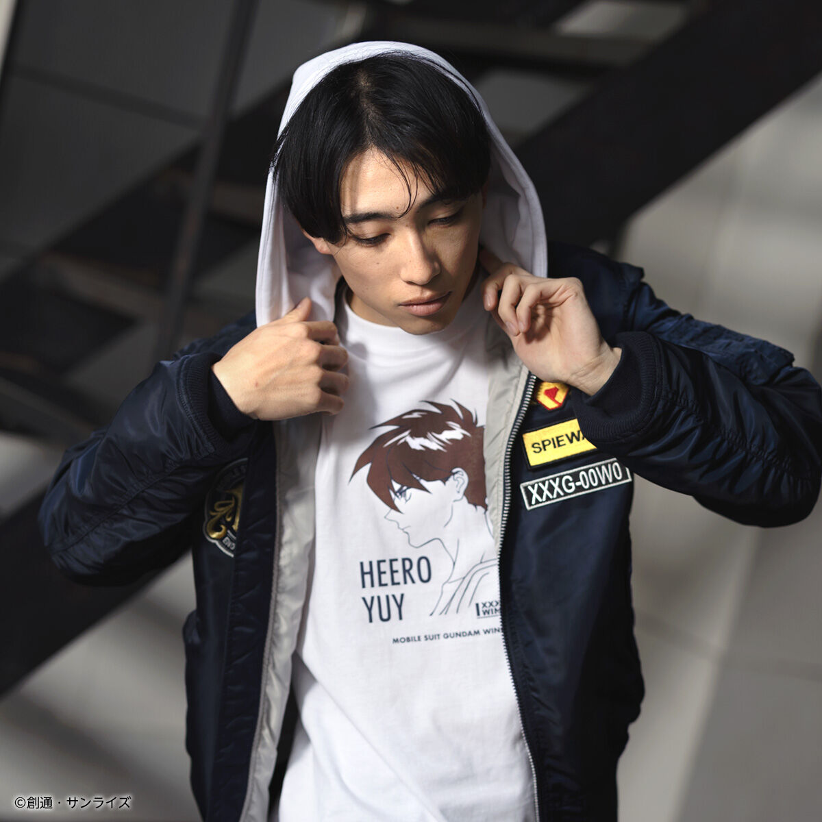 STRICT-G『新機動戦記ガンダムW』Tシャツ ヒイロ・ユイ横顔 | GUNDAM