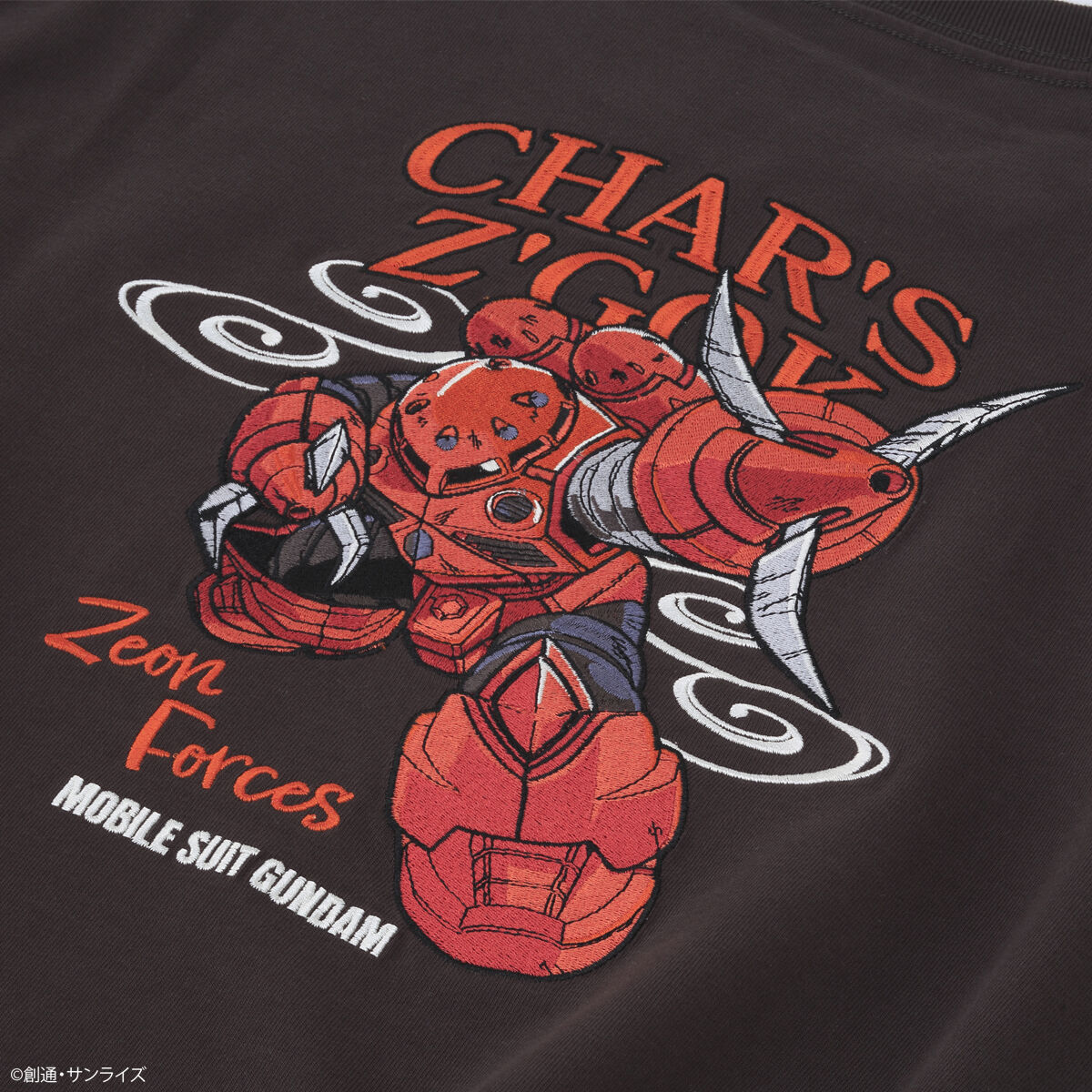 STRICT-G『機動戦士ガンダム』刺繍Tシャツ MSM-07S CHAR'S Z'GOK【再
