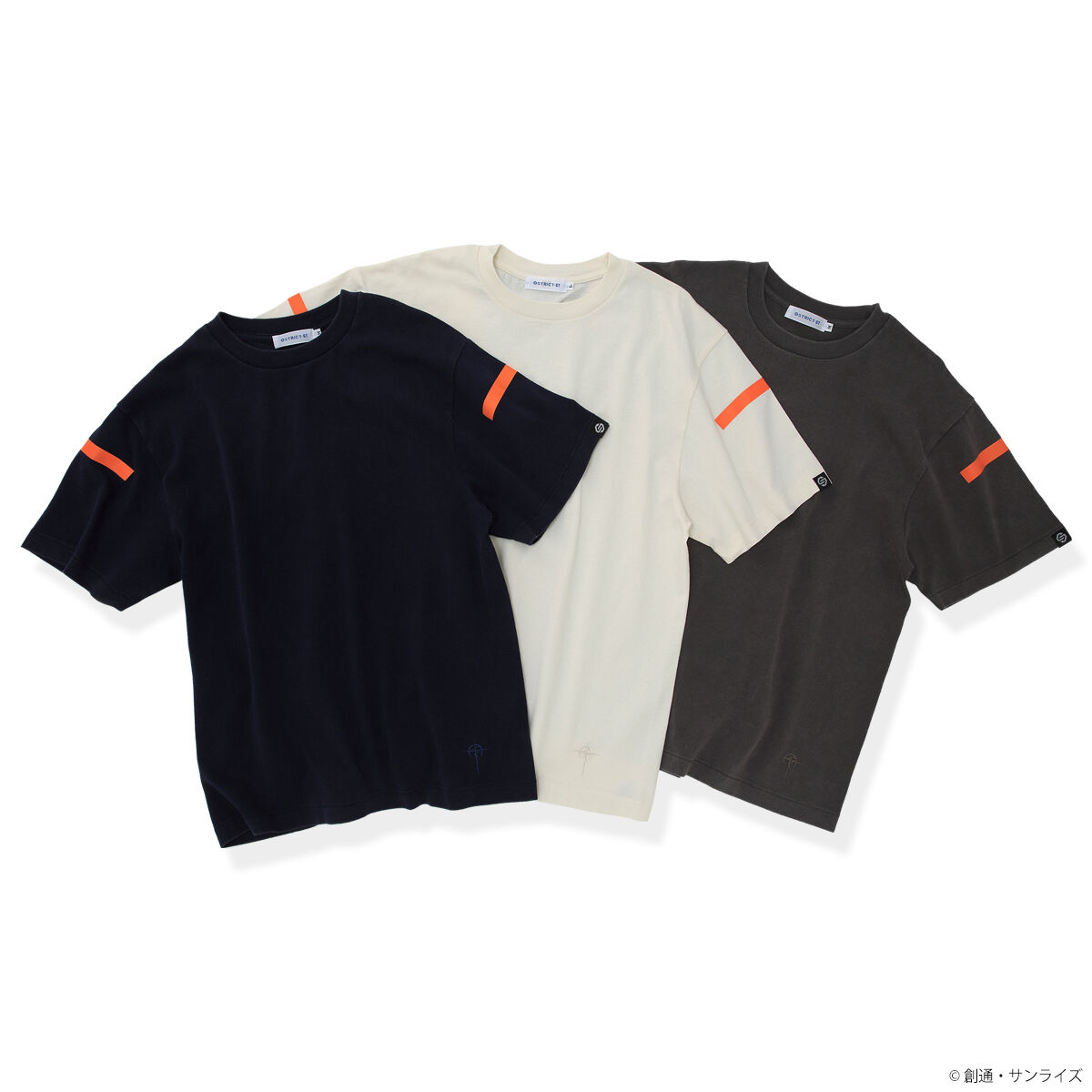 閃光のハサウェイ マフティーメンバー フェードウォッシュTシャツ　ホワイト　L STRICT-G『機動戦士ガンダム 閃光のハサウェイ キルケーの魔女