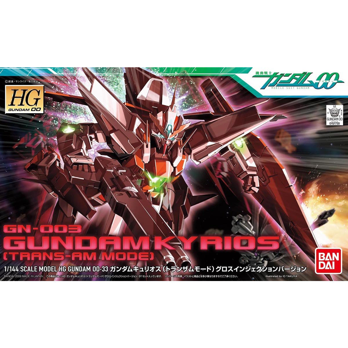 HG 1/144 ガンダムキュリオス（トランザムモード） グロス