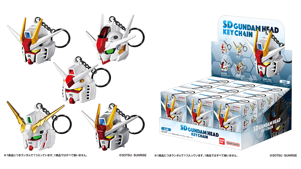 SD Gundam Head Keychain