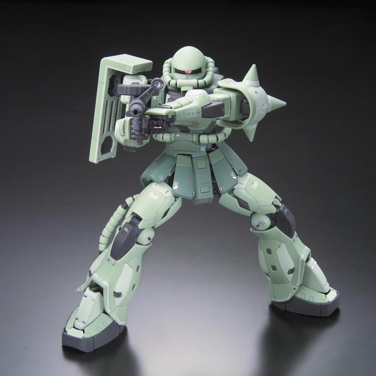 ジャンク品ガンプラ RG 1/144 量産型ザク　指揮官用 完成品 RG 1/144 量産型ザク | GUNDAM Official Website