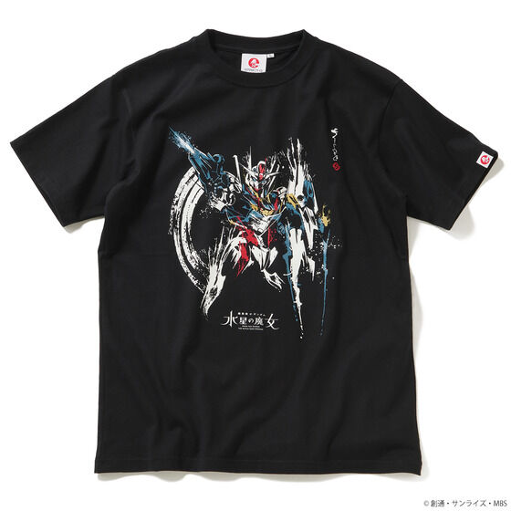 STRICT-G JAPAN『機動戦士ガンダム 水星の魔女』筆絵Tシャツ ガンダム