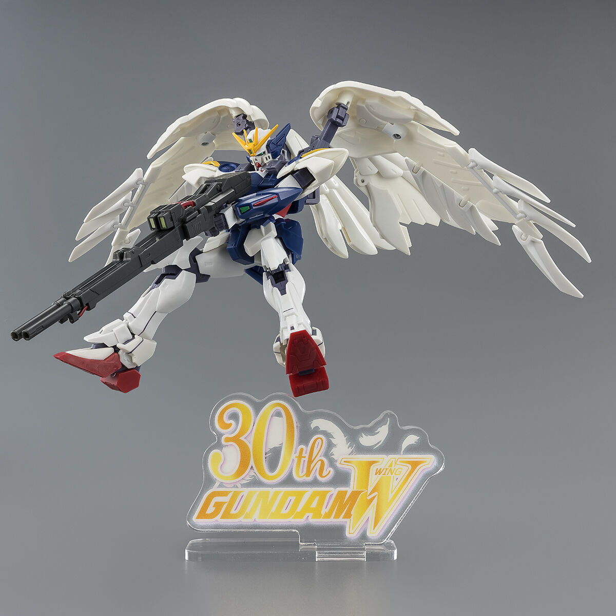 アクリルロゴディスプレイEX 新機動戦記ガンダムW 30周年ロゴ | GUNDAM