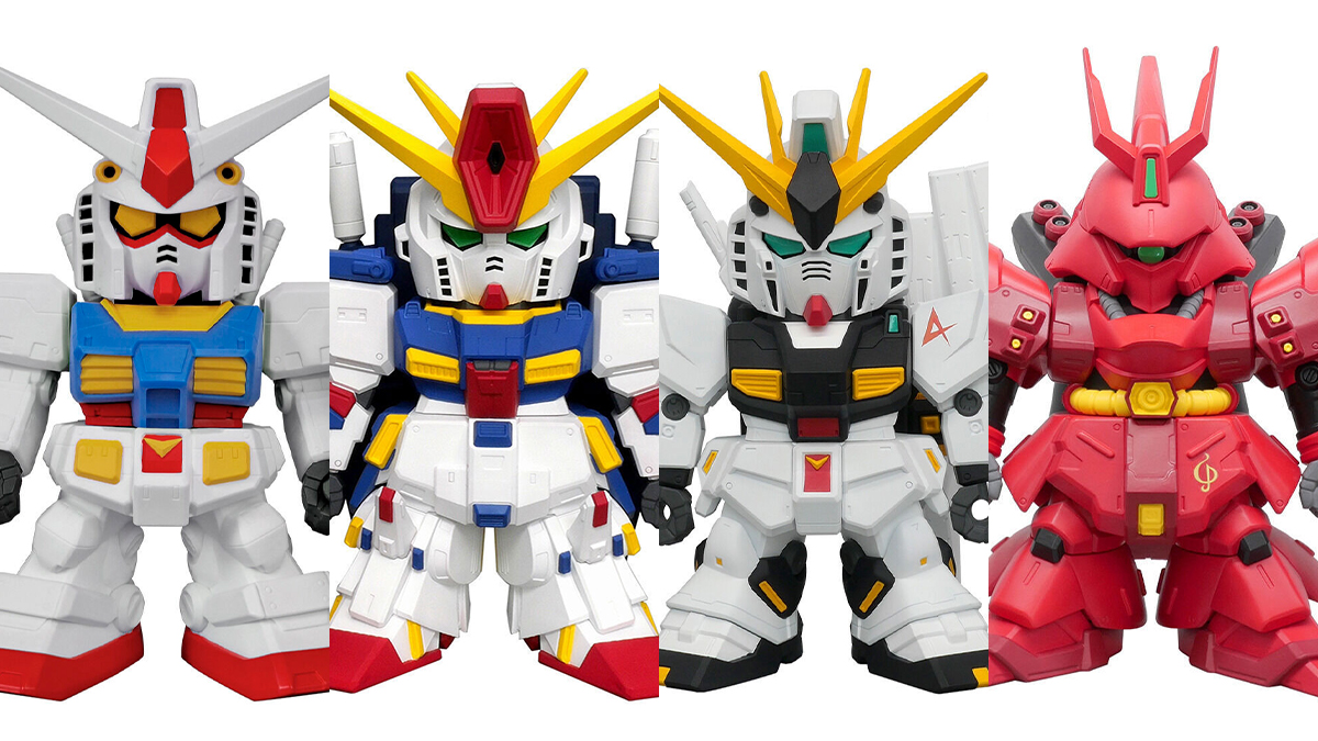 ジャンボソフビフィギュアSD」本日より再販スタート！ガンダム、ΖΖ